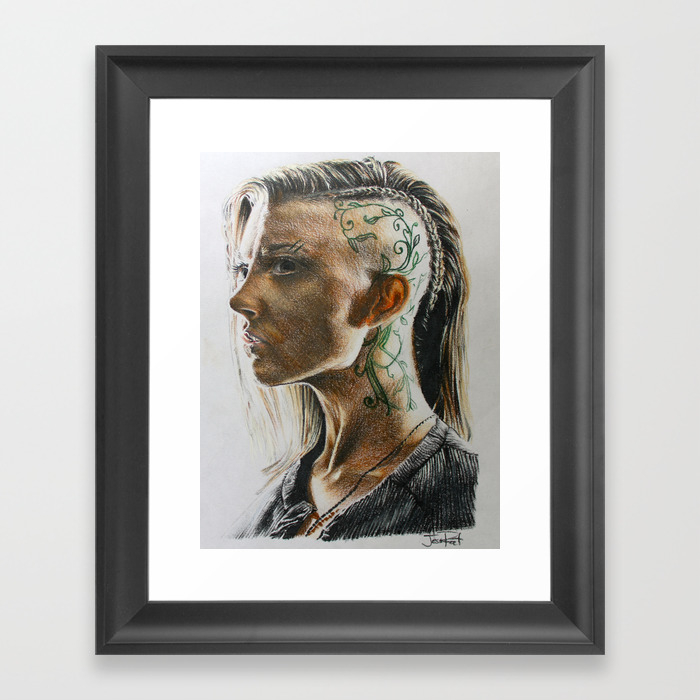 Mj Part 1 Cressida Drawing Framed Art Print By Jessreef Society6