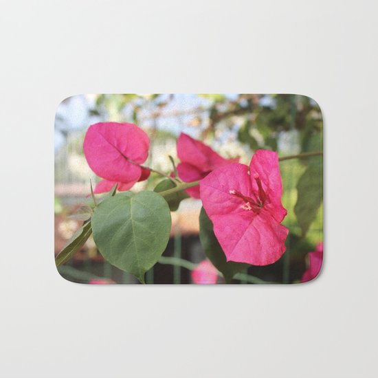 Violet Flower Bath Mat