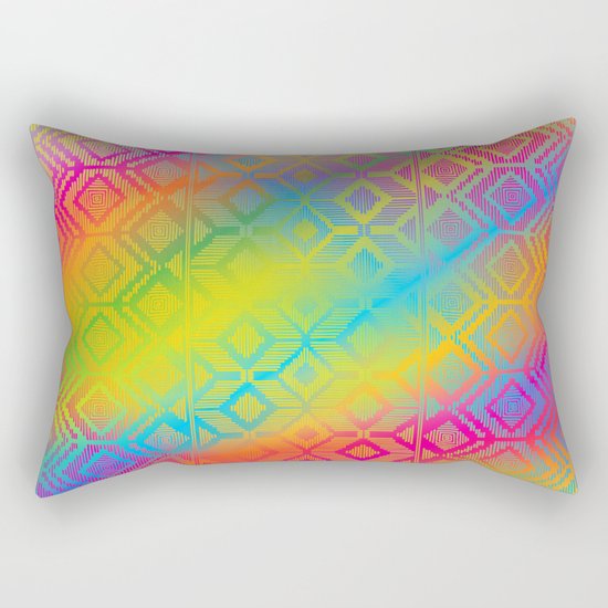 inca rainbow Rectangular Pillow