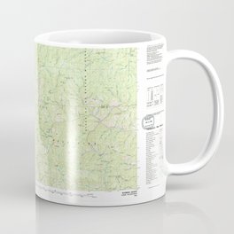 ID Warren 239435 1981 topographic map Coffee Mug
