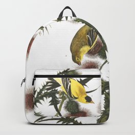 Goldfinch And Thistle Backpack