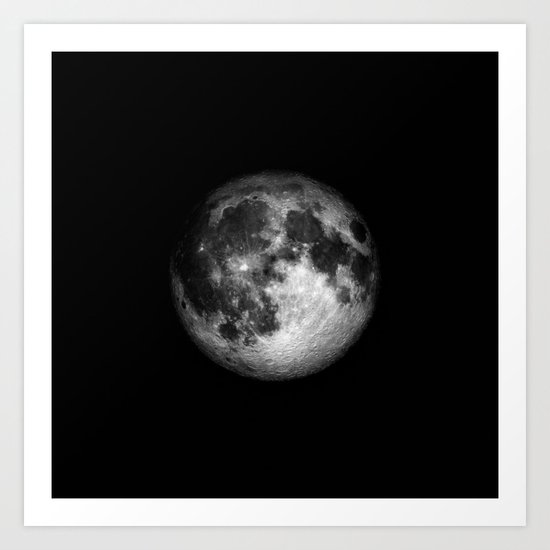 moon Art Print