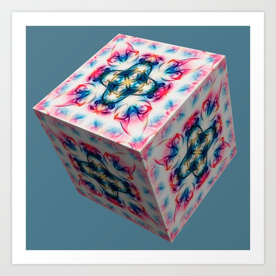 Smoke 3D 2 Art Print