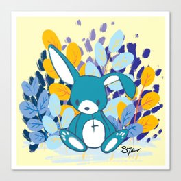 berry bunny Canvas Print