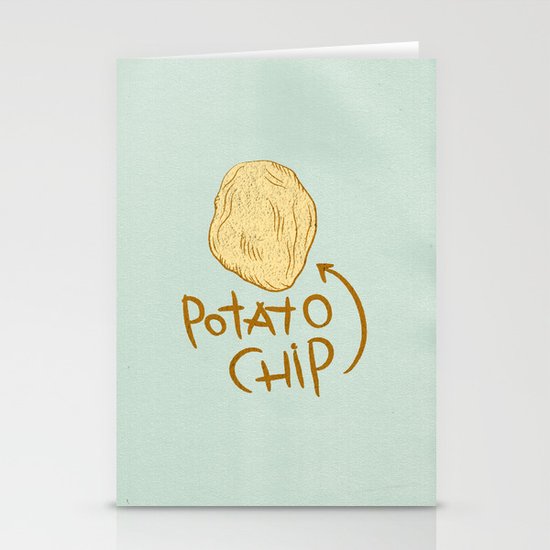 POTATO CHIP Stationery Cards