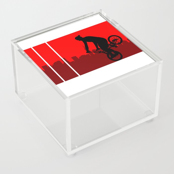BMX Flatland Freestyle Stunts Acrylic Box