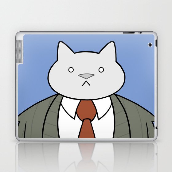 Business Cat Laptop & iPad Skin