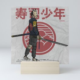 Samurai boy Mini Art Print
