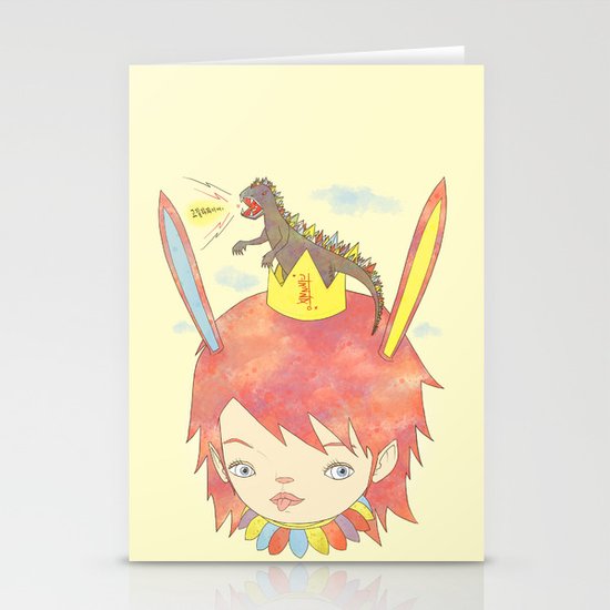 CROWN NEST - GOZILLA KING 고질라킹 Stationery Cards