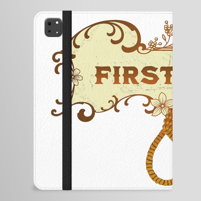 First Time? iPad Folio Case