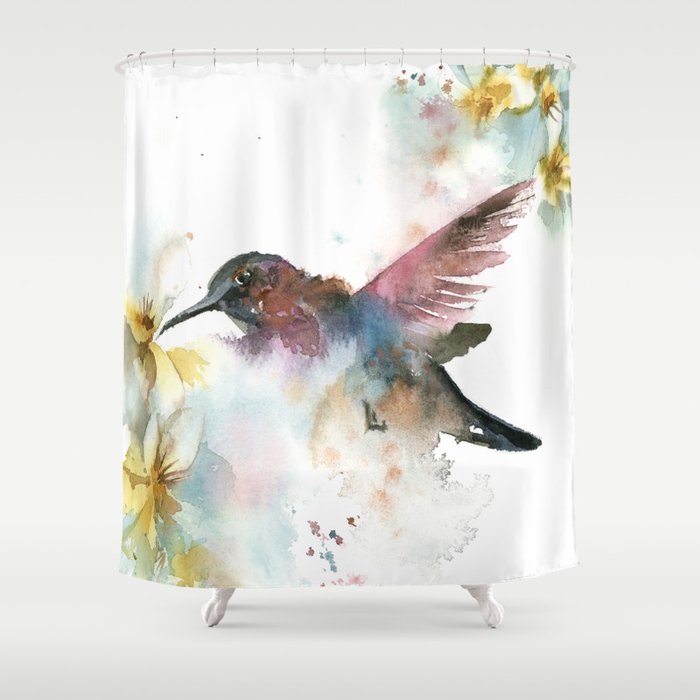 Hummingbird Shower Curtain