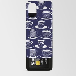 White cups high tea print Android Card Case