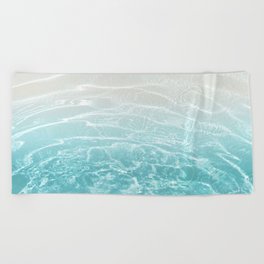 Soft Blue Gray Ocean Dream #1 #water #decor #art #society6 Beach Towel