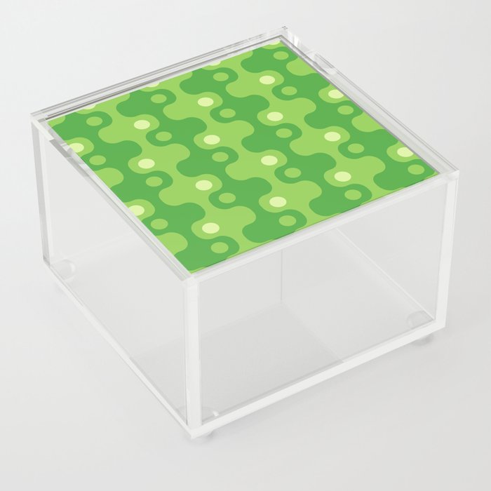 Retro Mid Century Modern Space Age Pattern 848 Acrylic Box