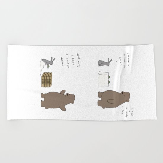 Backup Dinner Beach Towel