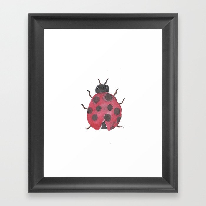 Ladybug Framed Art Print