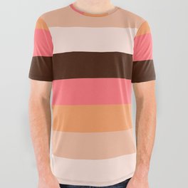 Abstraction_Color_Stripe_009 All Over Graphic Tee