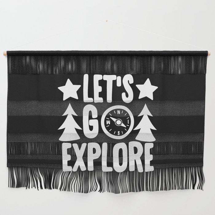 Let's Go Explore Wall Hanging