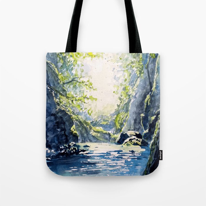 Watercolor | secret river Tote Bag