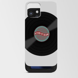 Wrong Way Written Backwards Retro Music Vynil iPhone Card Case