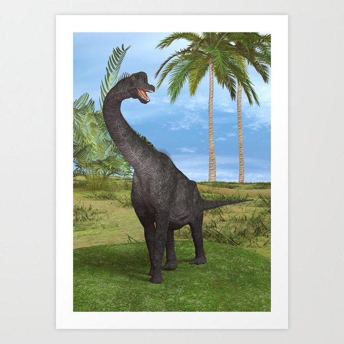 Dinosaur Brachiosaurus Art Print