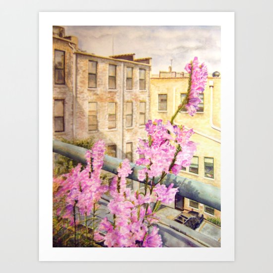 Urban Beauty Art Print