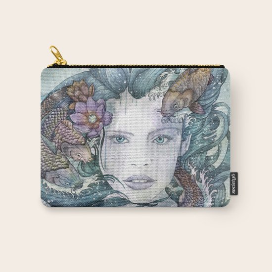 Cyan Carry-All Pouch