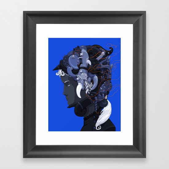 Lost in Thought Framed Art Print