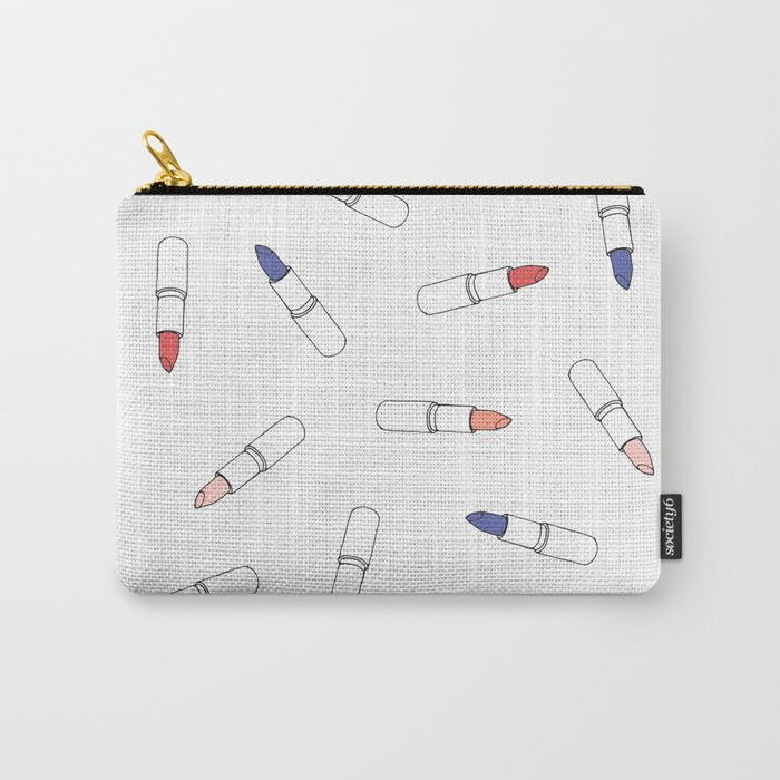 lipstick pattern Carry-All Pouch