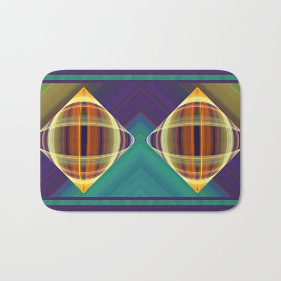 Graphic illusionism Bath Mat