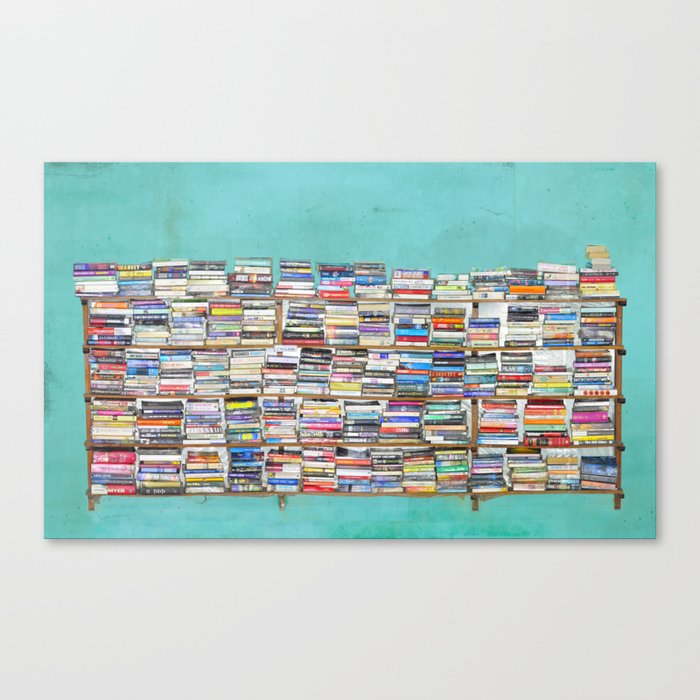 Bookshelf in Vietnam Canvas Print