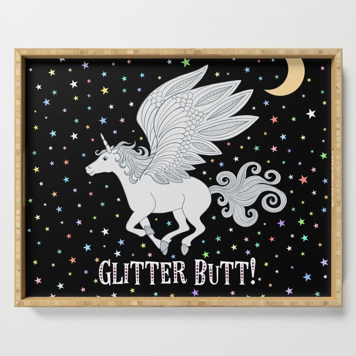 Glitter Butt! Serving Tray