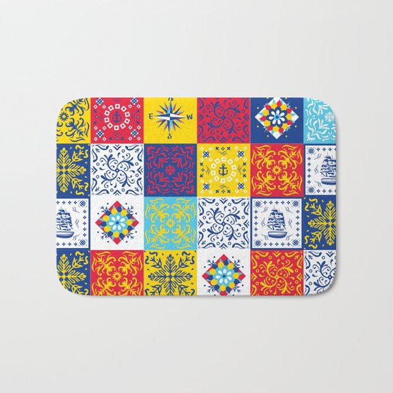 Azulejos Bath Mat