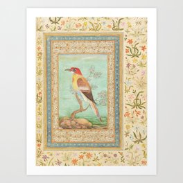 Bee-eater from Kevorkian Album Art Print Vintage Painting Art Print