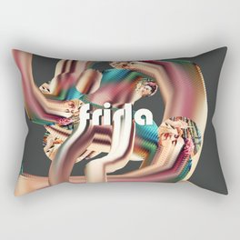 frida abstract art Rectangular Pillow
