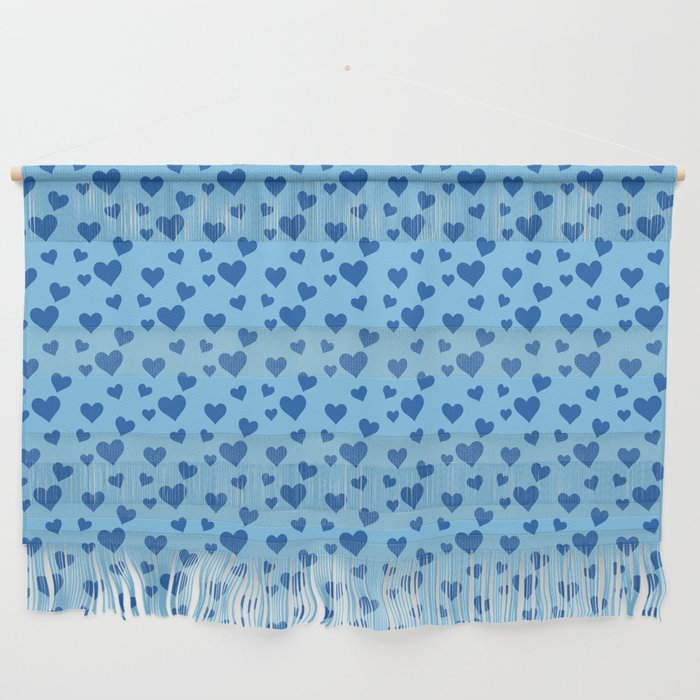 Blue Little Hearts Love Collection Wall Hanging