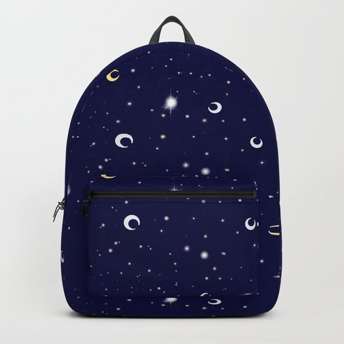 Sky. Moon. Stars. Backpack