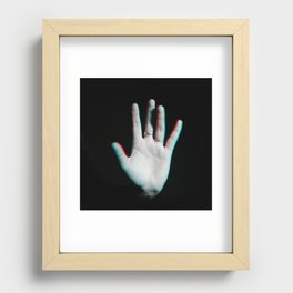 The Hand Recessed Framed Print