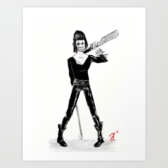 Quote the Draven, Nevermore Art Print