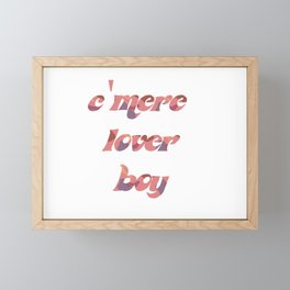 lover boy Framed Mini Art Print