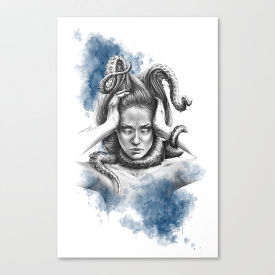 Nothing kills me like my mind Canvas Print