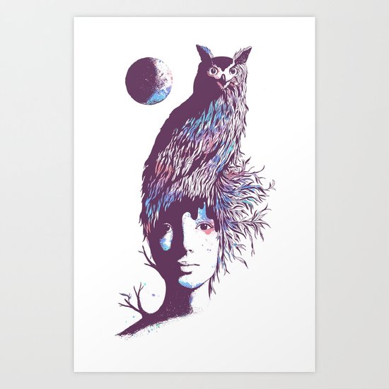 Night Watcher Art Print