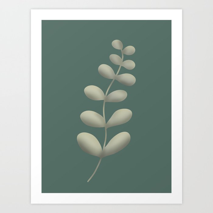 Minimal plant #2 Art Print