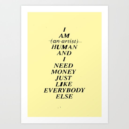 SICK. Art Print