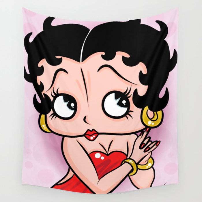 Betty Boop OG by Art In The Garage Wall Tapestry
