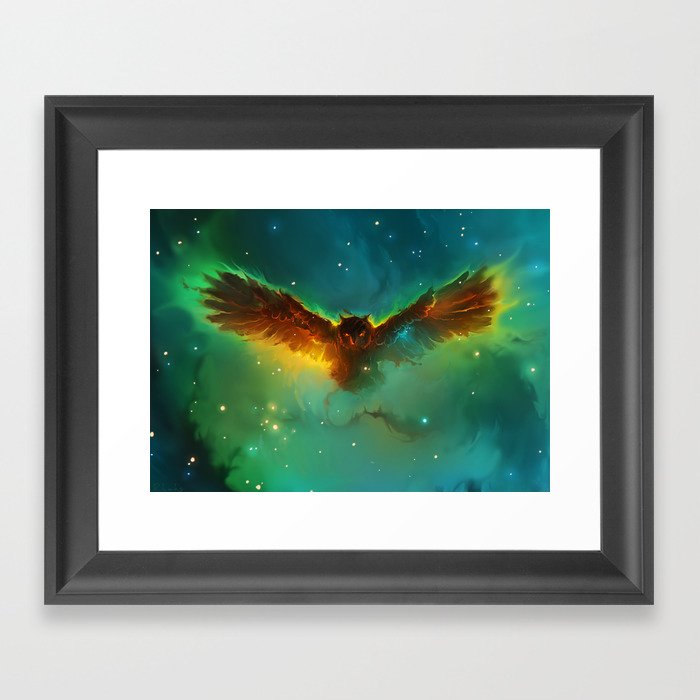 Owl Nebula Framed Art Print