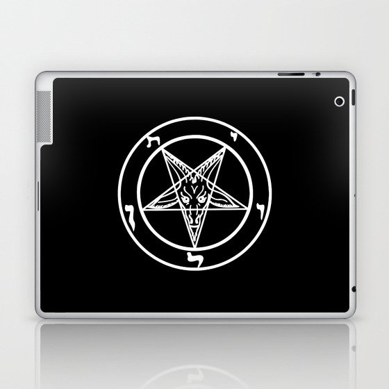 Das Siegel des Baphomet - The Sigil of Baphomet (white) Laptop & iPad Skin