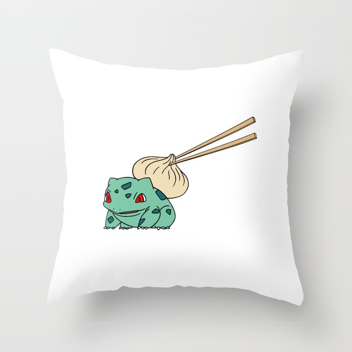 Bao-Basaur Throw Pillow