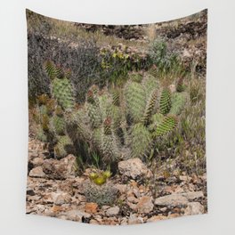 Budding Cactus Wall Tapestry
