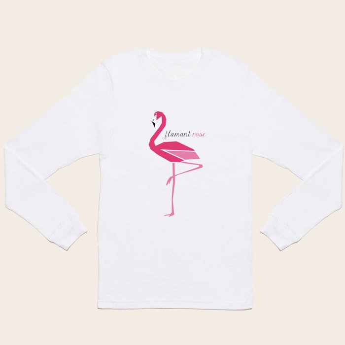Flamant rose Long Sleeve T Shirt